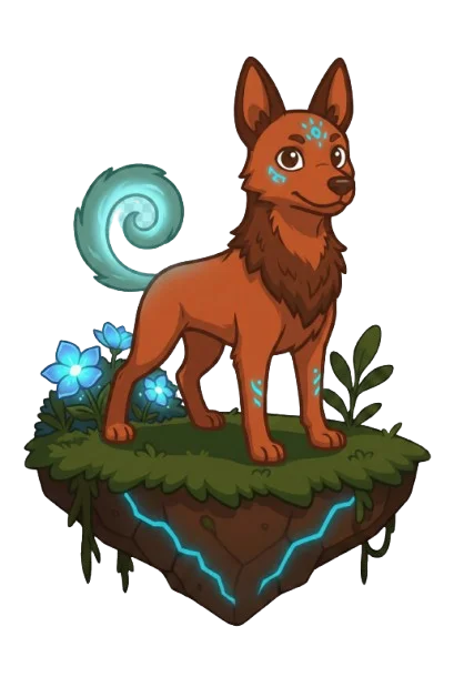 Pet reflecting calmness